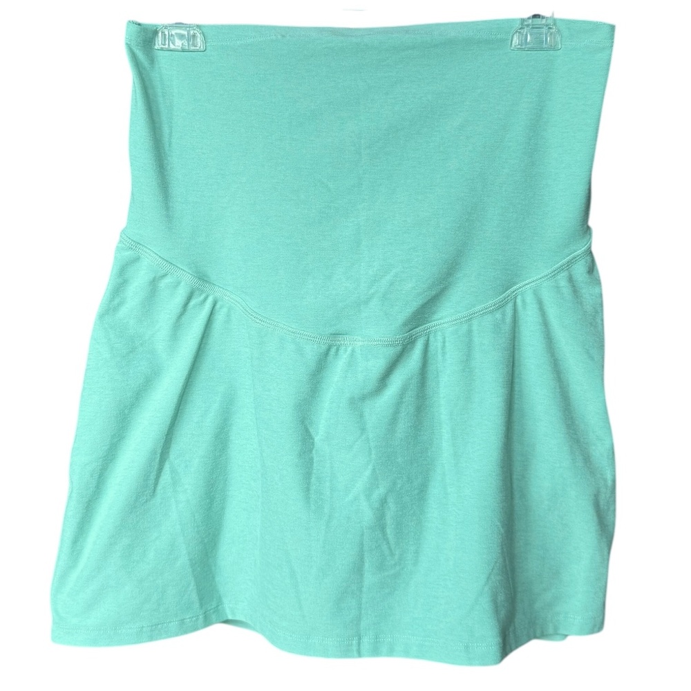 Beyond the Bump Aqua Maternity Skirt‎ Sz L